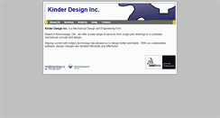 Desktop Screenshot of kinderdesign.ca